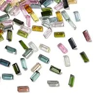 Faceted Natural Tourmaline Cabochons