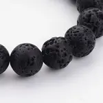 Natural Lava Rock Beads Strands