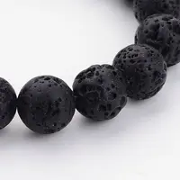 Natural Lava Rock Beads Strands