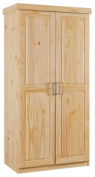 Dvoudveřová šatní skříň z masivu guliver - borovice