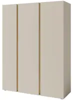 Třídveřová šatní skříň hailee - béžová/dub olejovaný