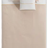 Ložní set 120x200cm luxor - béžová/bílá