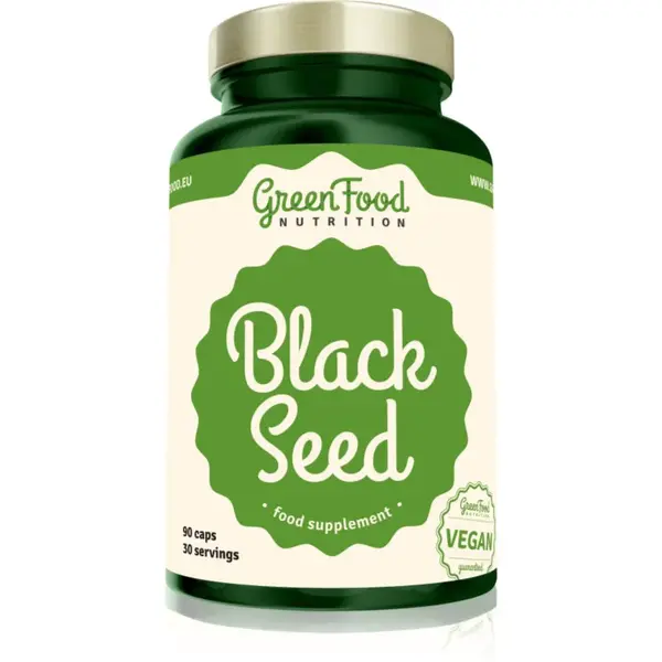 GreenFood Nutrition Black Seed podpora trávenia 98 g
