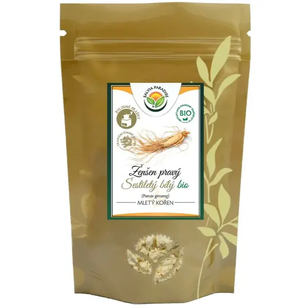 Salvia Paradise Ženšen pravý mletý koreň adaptogén pre duševnú pohodu 75 g