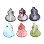 Dyed Natural Freshwater Shell Pendants