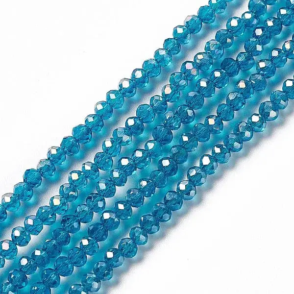 Electroplate Glass Beads Strands