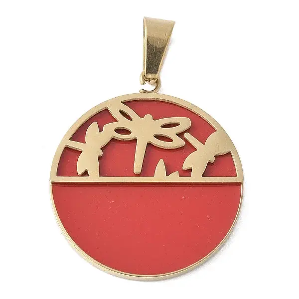 304 Stainless Steel Enamel Pendants