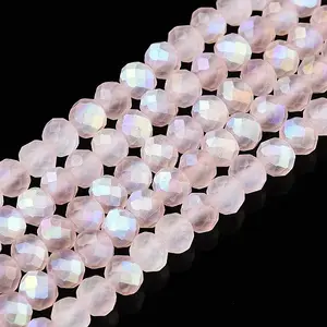 Transparent Glass Beads Strands
