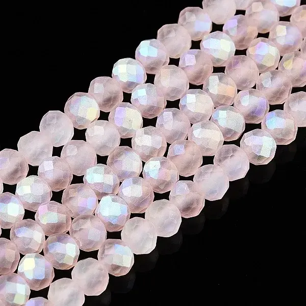 Transparent Glass Beads Strands