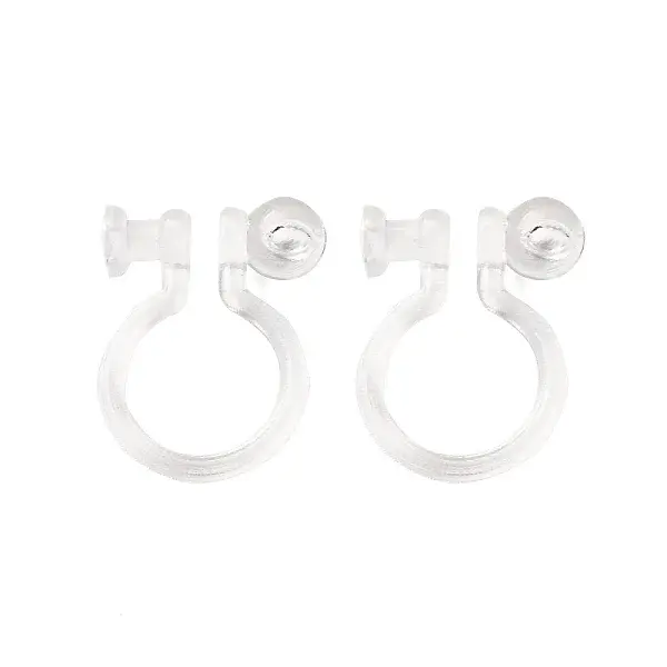 Silicone Clip-on Earring Findings