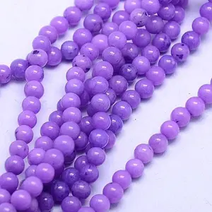 Natural Mashan Jade Round Beads Strands