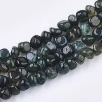 Natural Dragon Veins Agate Beads Strands