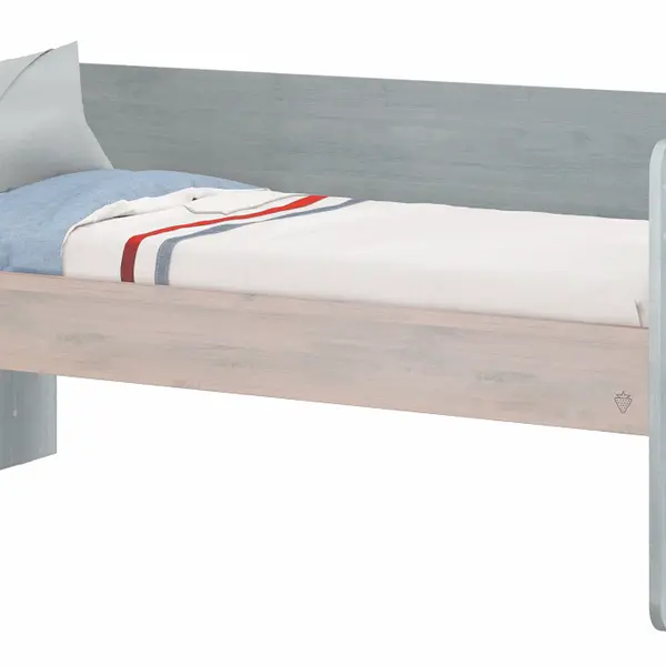 Posteľ ii 90x200cm lincoln modular - dub, dub modrá