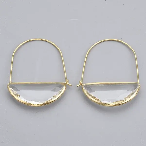 Brass Hoop Earrings