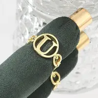 Brass Open Cuff Rings for Women