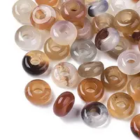 Natural Agate European Beads