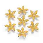 Brass Enamel Peg Bails Pendants