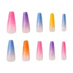 ABS Plastic Full Cover Press On False Nails