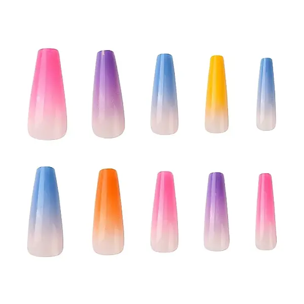 ABS Plastic Full Cover Press On False Nails