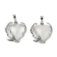 Natural Quartz Crystal Pendants