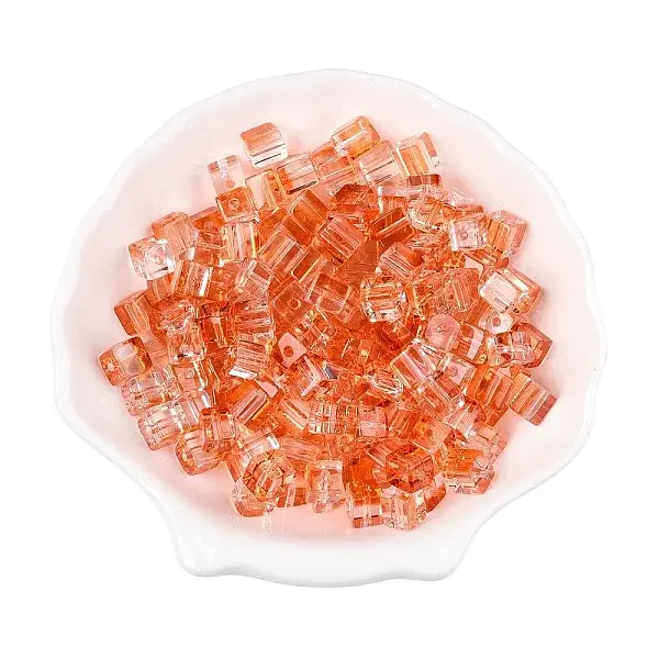 Baking Paint Transparent Glass Beads