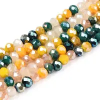 Electroplate Glass Beads Strands