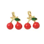 Brass Enamel Pendants