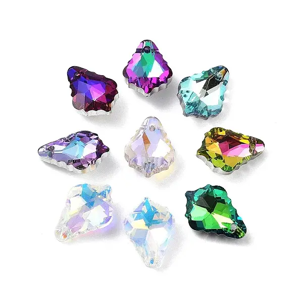 AB Color Plated Electroplate Glass Pendants
