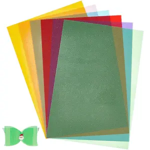 6Sheets 6 Colors Vinyl Leather Fabric Sheets
