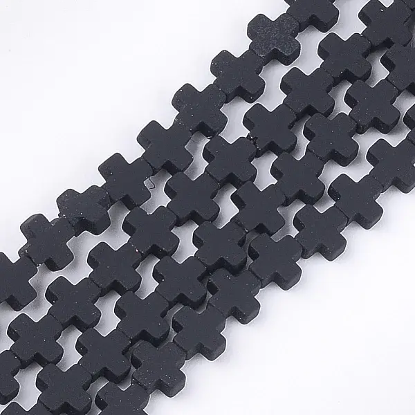 Spray Painted Non-magnetic Synthetic Hematite Beads Strands