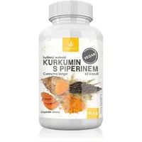 Allnature Kurkumin s piperinem kapsle pro podporu trávení 60 cps