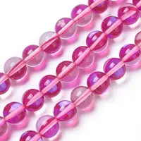 Synthetic Moonstone Beads Strands