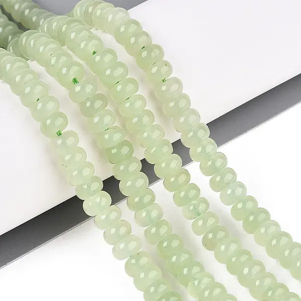 Dyed Natural White Jade Beads Strands