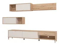 Obývací stěna norra - dub artisan/kašmír