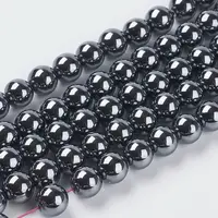 Non-Magnetic Synthetic Hematite Beads Strands
