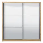 Zrcadlová skříň s posuvnými dveřmi debby 215 - dub artisan