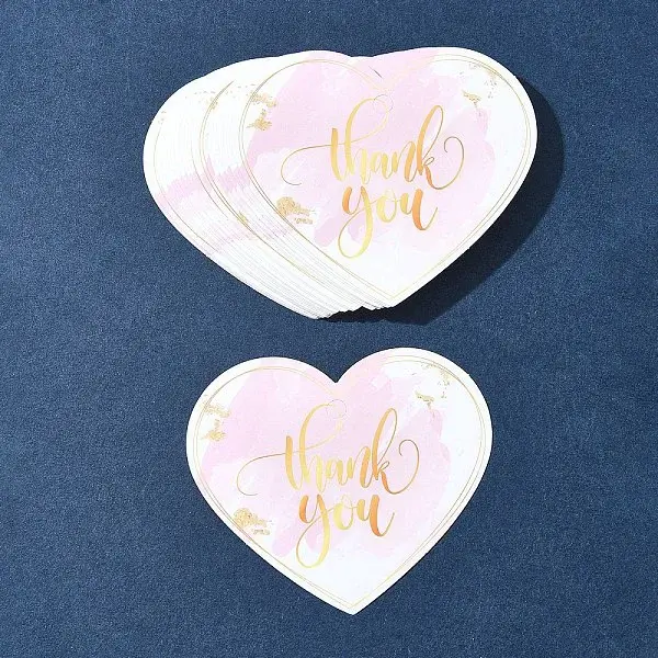 Coated Paper Thank You Greeting Card