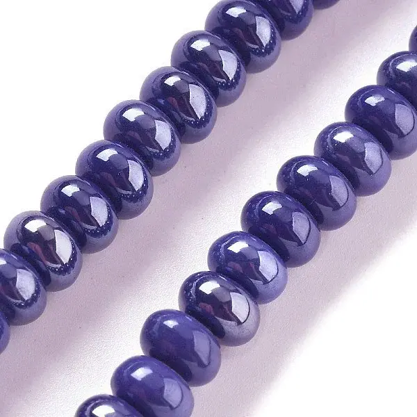Porcelain Rondelle Beads