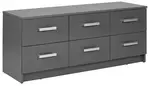 Nízká komoda wren - šedá