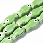 Handmade Porcelain Ceramic Beads Strands