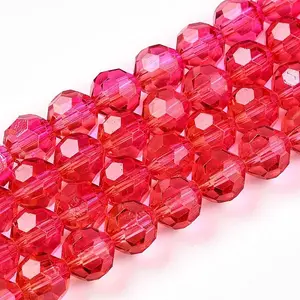 Baking Paint Transparent Glass Beads