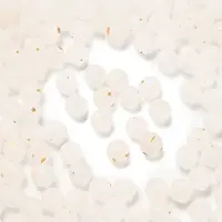 Frosted Transparent Acrylic Beads