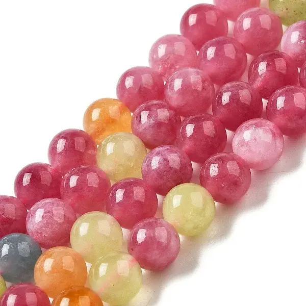 Dyed Natural Malaysia Jade Beads Strands