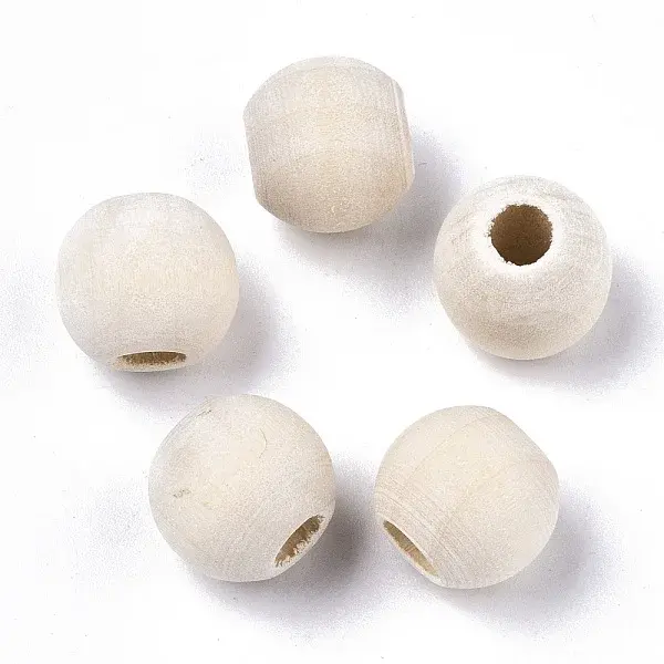 Natural Unfinished Wood Beads