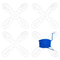 Flower Shape Acrylic Floss Bobbin