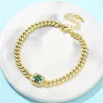 Brass Micro Pave Cubic Zirconia Bracelets