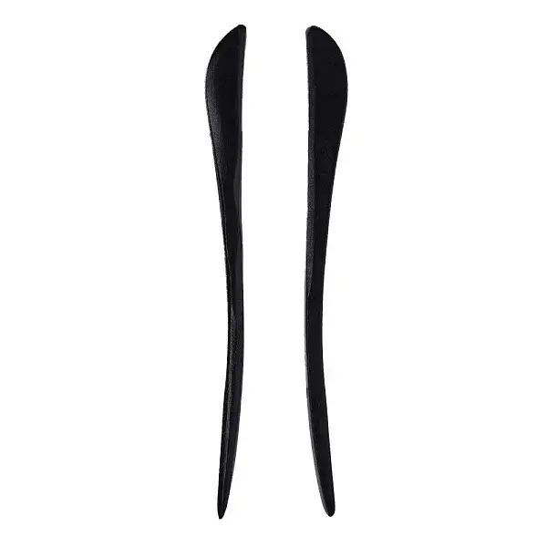 Vintage Schima Wood Hair Sticks Findings
