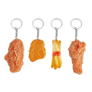 PVC Simulated Food Keychain