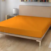 44-prostěradlo jersey pomerančové - 60x120cm