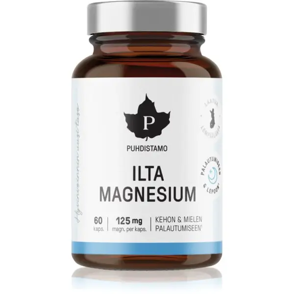 Puhdistamo Night Magnesium kapsle pro podporu spánku a regenerace 60 cps